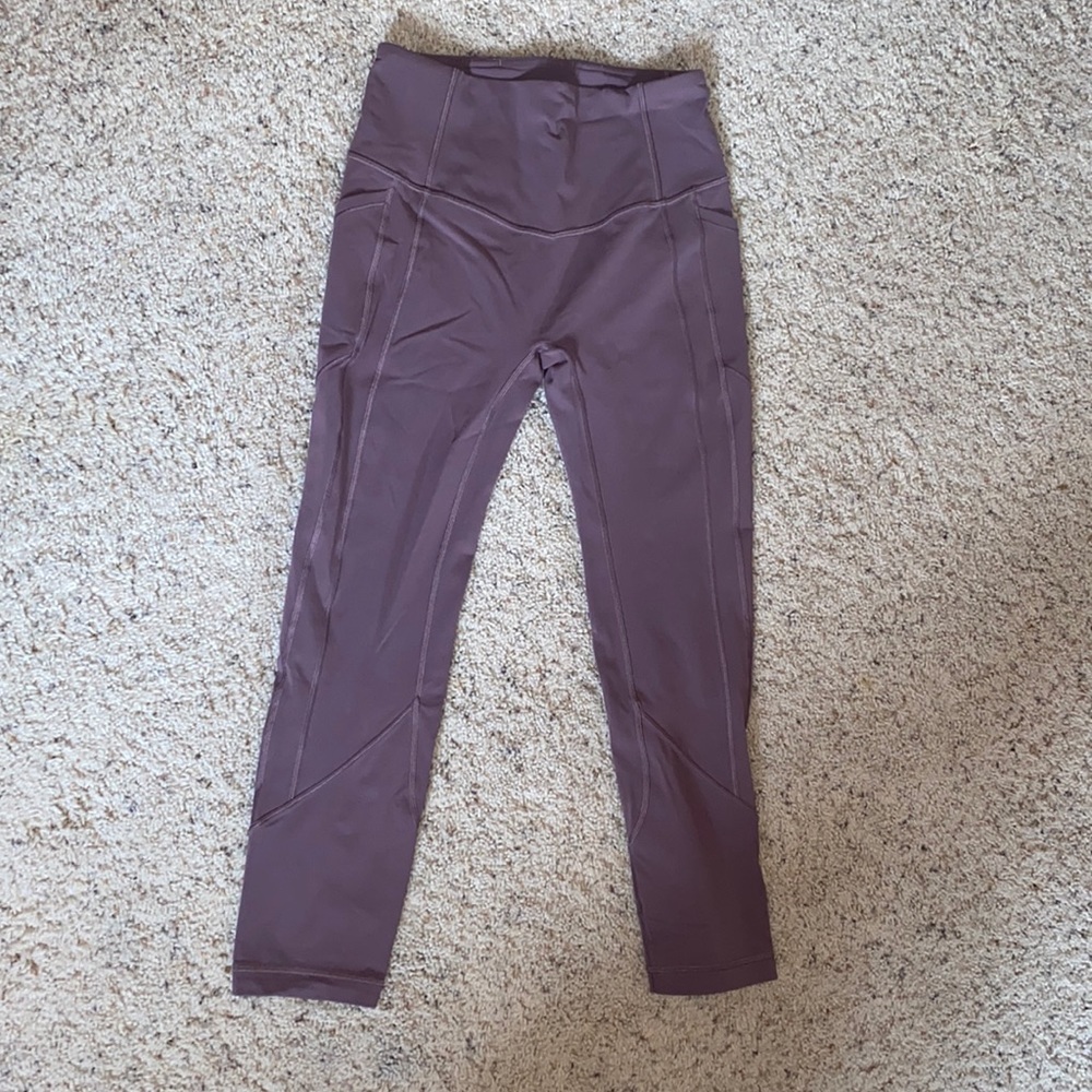 Purple 23” Lululemon Leggings Sz 6